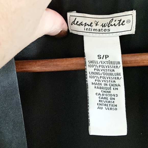 Vintage Y2K Robe Satiny Paisley Red Black Dark Romantic Fairy S Oversized - Picture 3 of 15